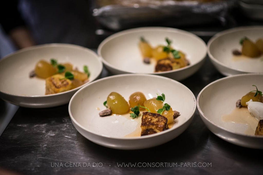 Gnocchi et raisins confits au pass